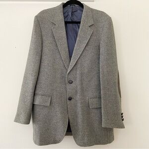 Vtg Middishade Herringbone Men’s Sportcoat 40R Tweed Old Money Academia Elbow